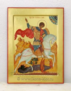 Икона «Георгий Победоносец (чудо о змие)» Асбест